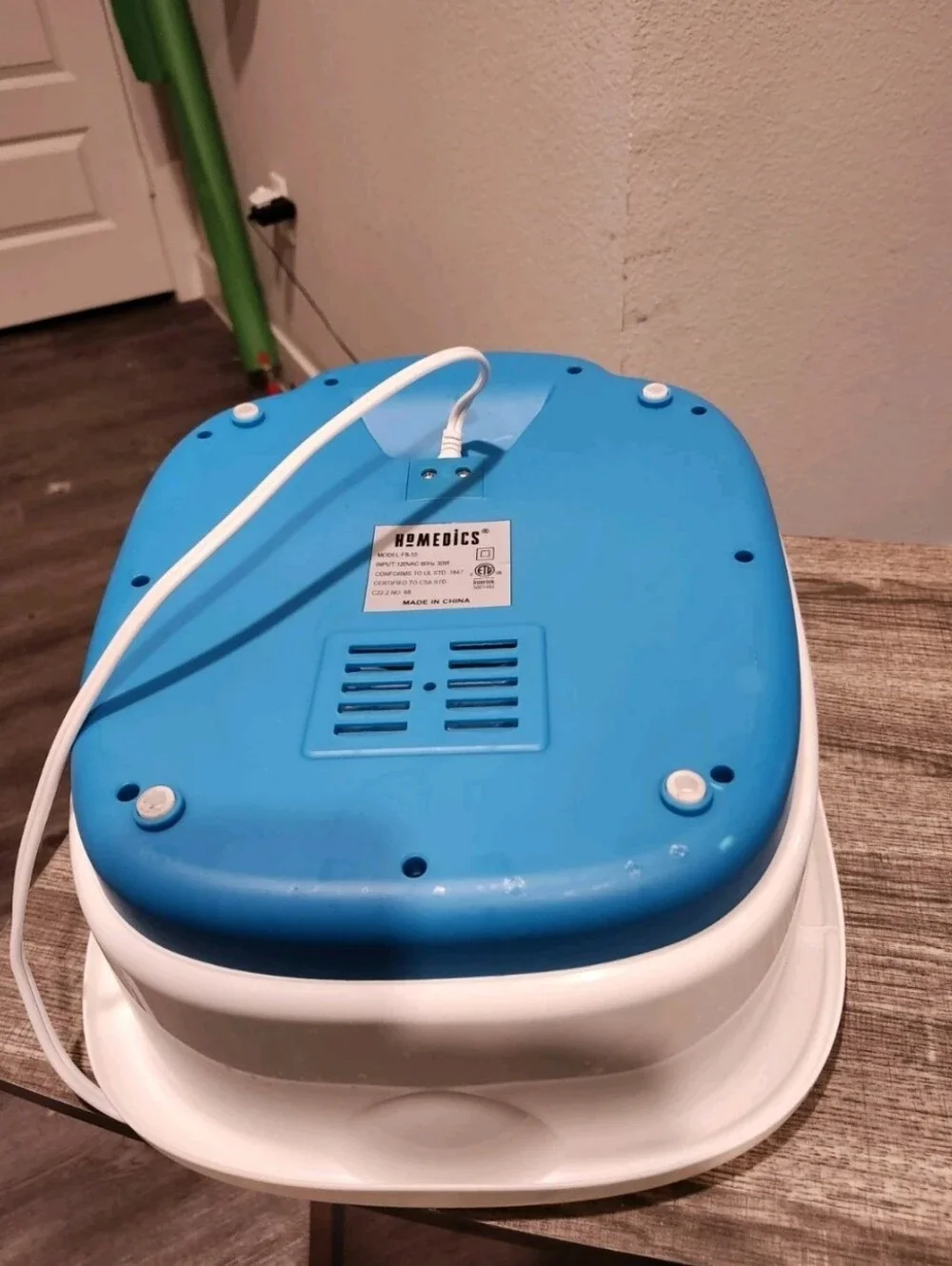 HoMedics FB-55 Bubble Mate Foot Spa Vibrating Massage Machine